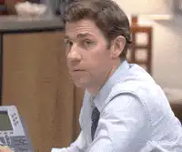 Jim Halpert smirking at camera