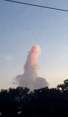 phallic cloud formation