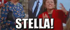 Stella screaming in red jacket