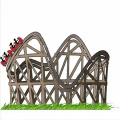 Roller coaster ride animation