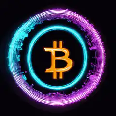 Neon Bitcoin Symbol Animation