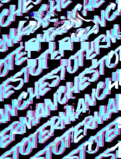 Pink trash can glitch animation