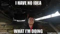 I Have No Idea What I'm Doing