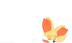 Fennekin breathing fire