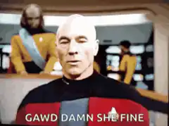 Captain Picard swooning