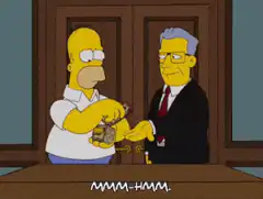 Homer and Lenny counting money