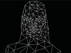 Wireframe to colored polygonal face