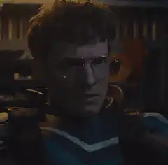 Homelander's creepy smile
