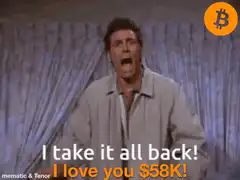 I take it all back I love you $58K