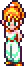 pixel art girl with orange hair