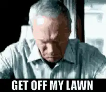 Clint Eastwood gets off my lawn
