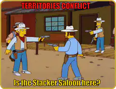 Simpsons Territory Conflict Saloon