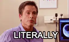 Rob Lowe literally face