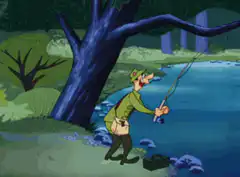 Man fishing with many other fishermen