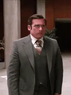 Michael Scott bowing