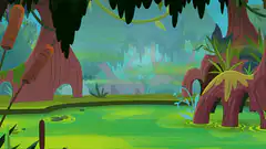 Twilight Sparkle and Trixie in the swamp