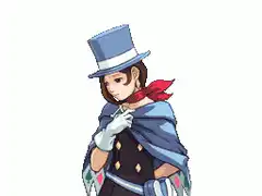 Apollo Justice looking down