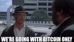 We're Going With Bitcoin Only