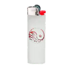 Spinning bloody yin yang lighter