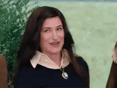 Kathryn Hahn screaming then laughing