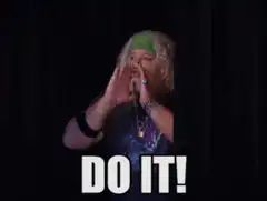 Do It! Guy Encouraging