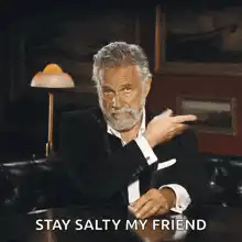 Most Interesting Man Stays Salty