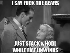 I Say Fuck The Bears Just Stack And HODL