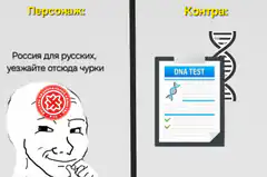 Russia for Russians DNA Test Meme