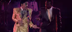 Elvis and Burt Reynolds dancing