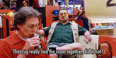 That rug really tied the room together