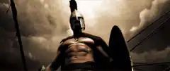 Spartan shield blocks arrows