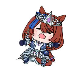 chibi horse girl dancing