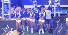 Dallas Cowboys Cheerleaders enter stadium