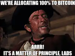 Arrr Bitcoin Matter of Principle