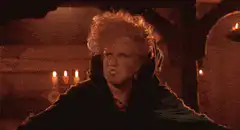 Helen Mirren as the Hag in Bedknobs and Broomsticks