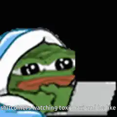 Pepe the Frog crying watching Toxi Maxi