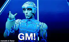 Tron Guy Says GM!
