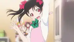 Umi Sonoda making rock signs
