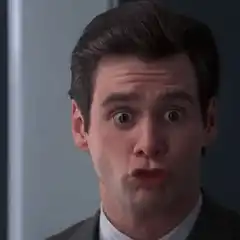 Jim Carrey shocked face