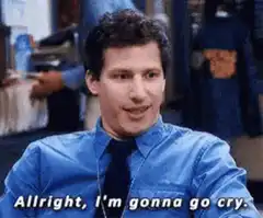 Andy Samberg Allright I'm Gonna Go Cry