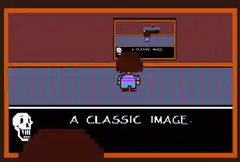 A classic image pixel art