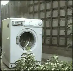 washing machine explodes