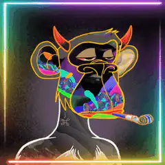 Bored Ape YCFTF glitch animation