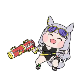 Chibi character with rocket launcher