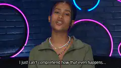 Woman confused by how something happens