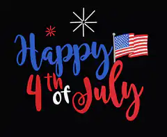 Happy 4th of July animation