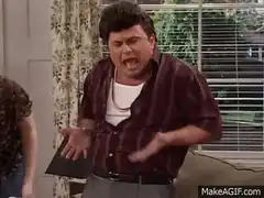 Joey Tribbiani yelling in frustration