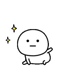 sparkling blob character
