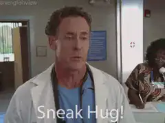 Sneak Hug!