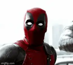 Deadpool shocked facepalm